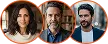 Avatars van tevreden BTC Belora 32.3 gebruikers